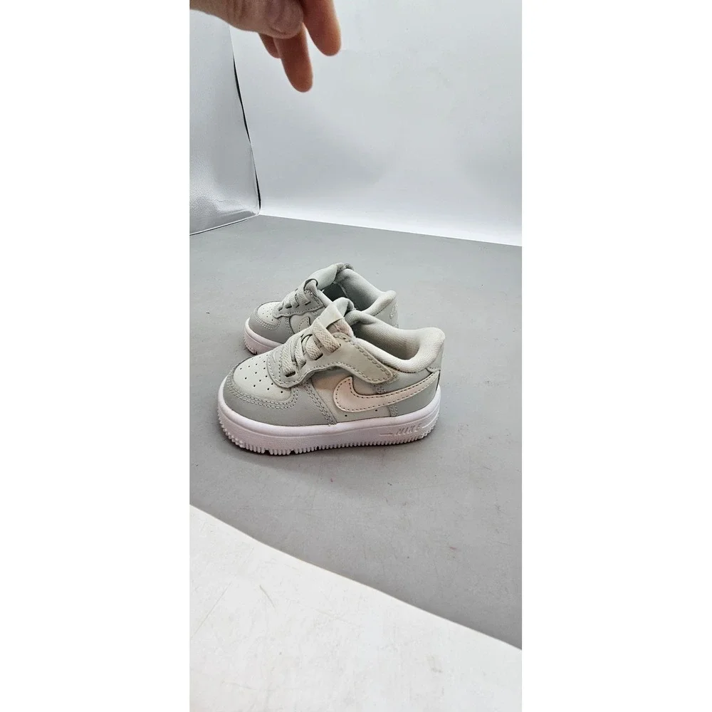 Nike Air Force 1 Crib Sage Green White Baby Shoes FN0236-001 Size 4C
